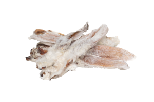 Ucho królicze z sierścią